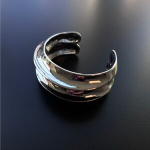 Elegant Statement Sculpted Cuff Bracelet